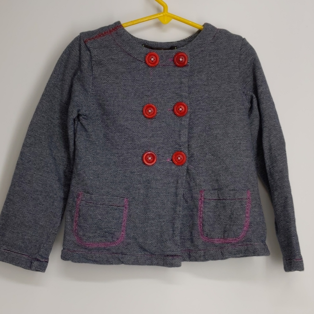 Morgan & Milo striped cotton lined jacket-sz 6